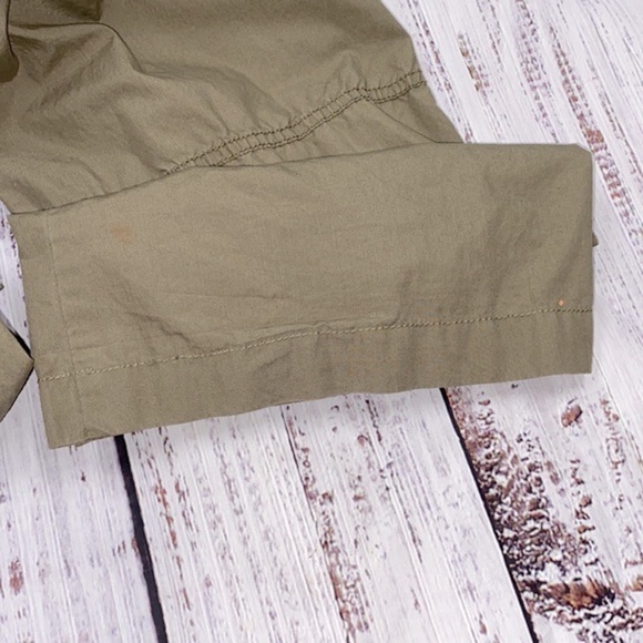Michael Kors olive green wide leg cargo pants size 10 - Picture 9 of 9